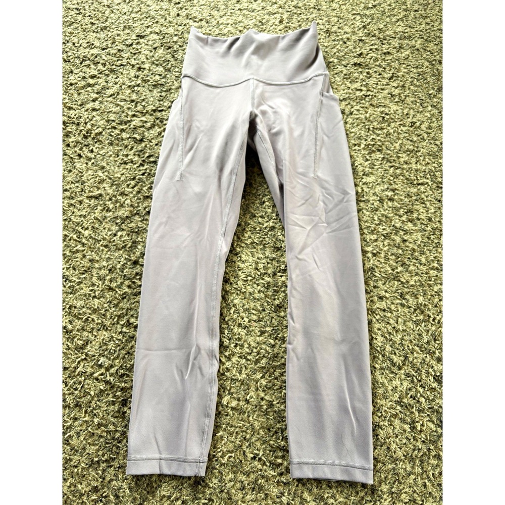 Lululemon Wunder Train High-Rise Crop with Pockets 23" Violet Verbena Size 4